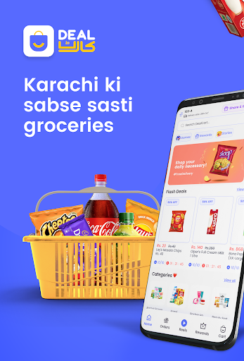 Android application DealCart - Grocery Shopping screenshort