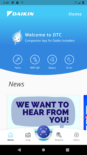 Android application Daikin Technical Community screenshort