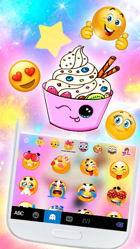 Kawaii Ice Cream Keyboard Them Screen 3