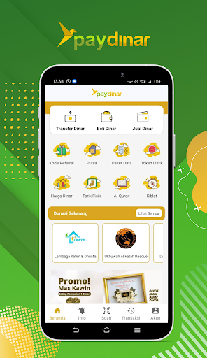 Android application Paydinar: Jual Beli Dinar Emas screenshort