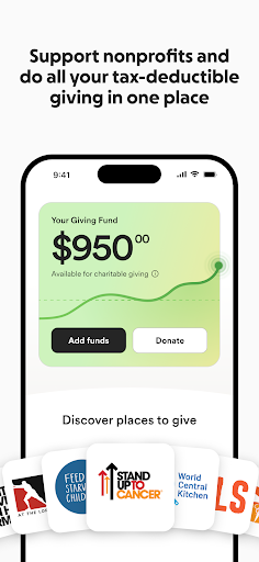 Screenshot of GoFundMe: Fundraise and Give