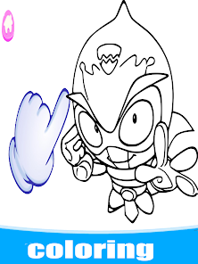 super zings coloring book apps on google play
