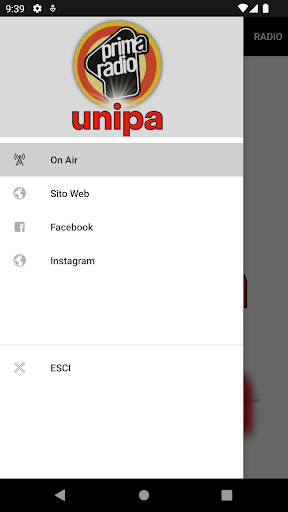 Primaradio Unipa Screen 3