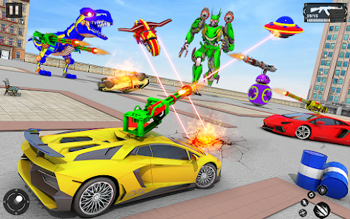 Dino Robot Car Transform Games Varies with device screenshots 7
