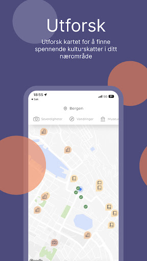 Android application Kulturjakten screenshort