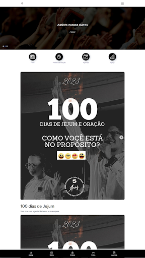Android application Central dos Sonhos screenshort