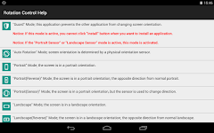 screenshot of Rotation Control