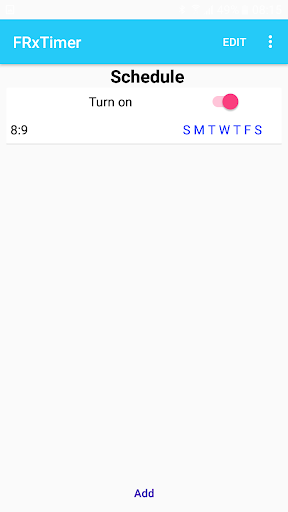 FRxTimer Screen 3