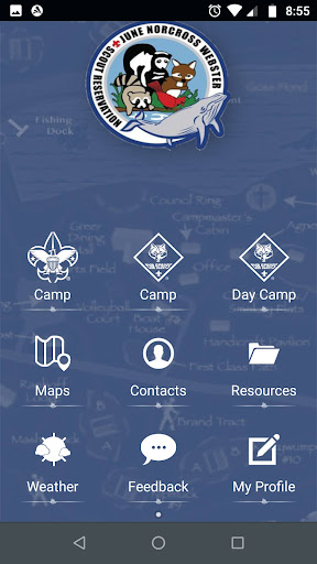 Android application June Norcross Webster App screenshort