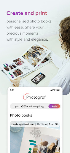 Photograf: Photo Book Printing Screen 2