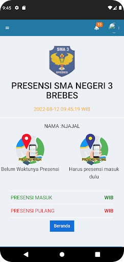 Presensi SMA N 3 Brebes Screen 2