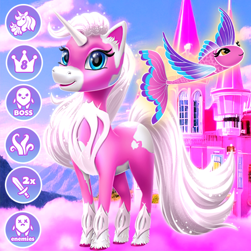 Unicornilandia: Merge Unicorns Logo