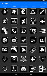 Flat Black and White Icon Pack poster 24