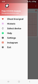 Captura de Pantalla 23 Polar H10 ECG analysis android