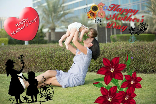 Android application Mother's day photo stickers screenshort