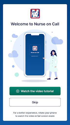 Android application Nurse on Call screenshort