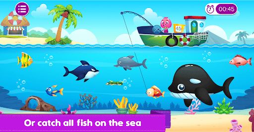 Screenshot of Marbel Fishing - Kids Games