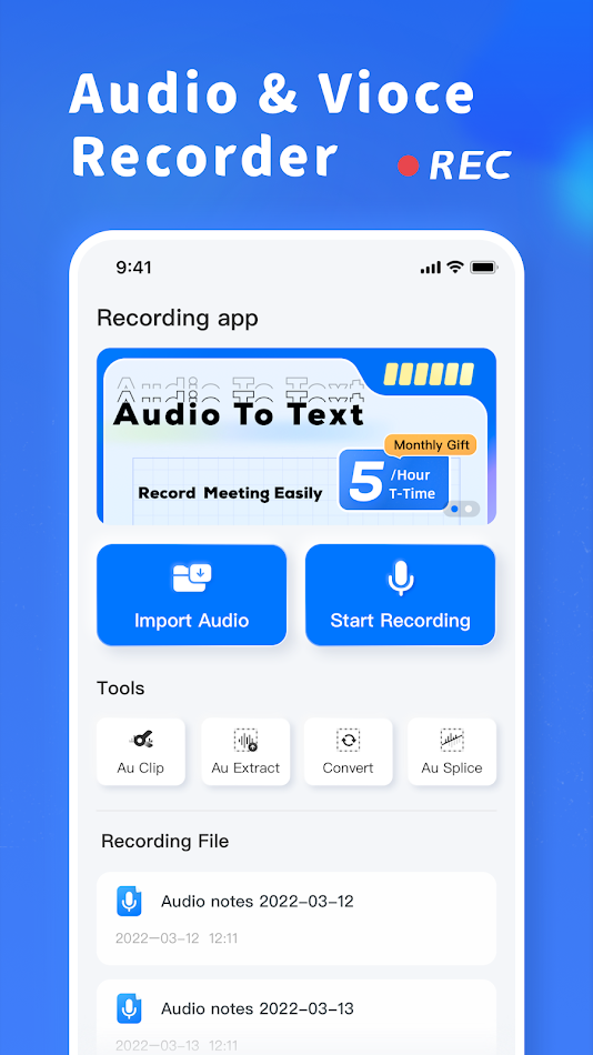 #1. Transcribe: Voice To Text (Android) 由: kat