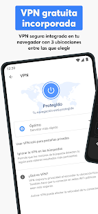 Navegador Opera con VPN Screenshot