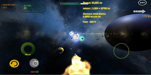 Asteroid in space Screen 3
