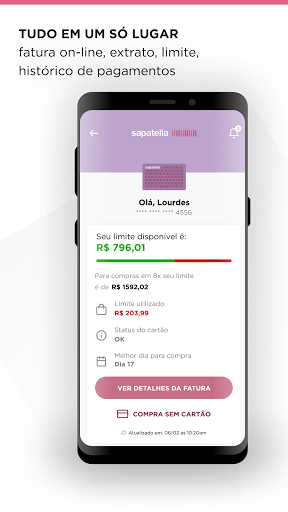 Cartão Sapatella Screen 2