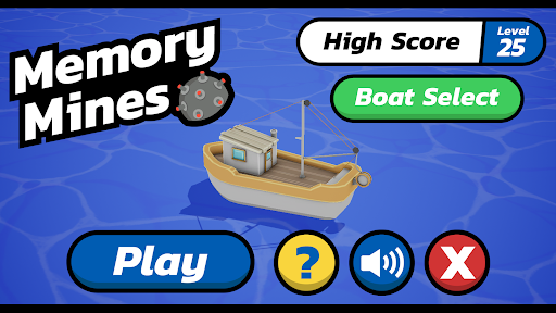 Android application Memory Mines screenshort
