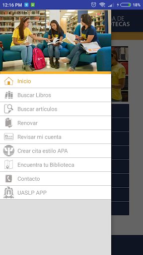 Sistema de Bibliotecas (UASLP) Screen 2