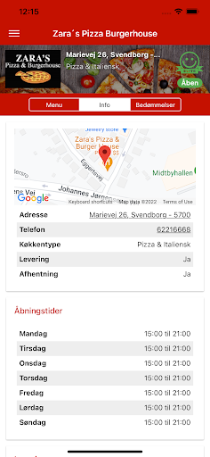 Zara´s Pizza Burgerhouse Screen 2