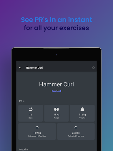Screenshot of MyGains Fitness & Gym Tracker