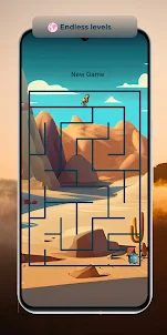 Camel Cartoon Maze Game