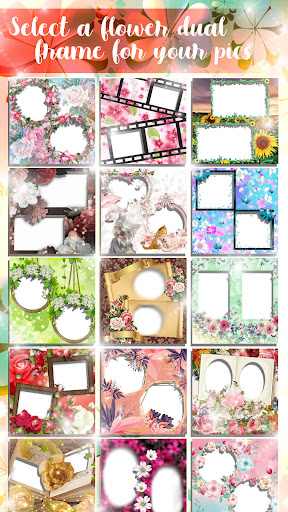 Flower Dual Photo Frame Screen 3