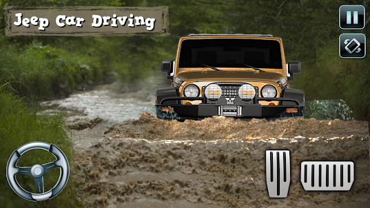 Uphill Driving Jeep: Car Games