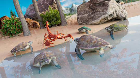Wild Turtle Family Life games