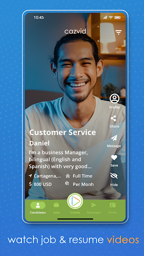 CazVid - Job & Resume Videos Screen 3