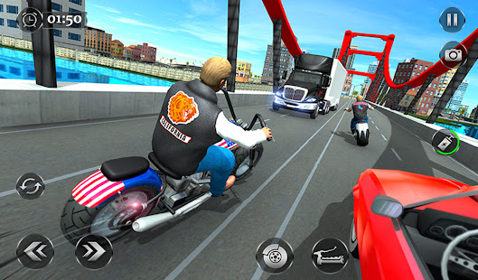 Real Gangster Bike Racing apktram screenshots 6