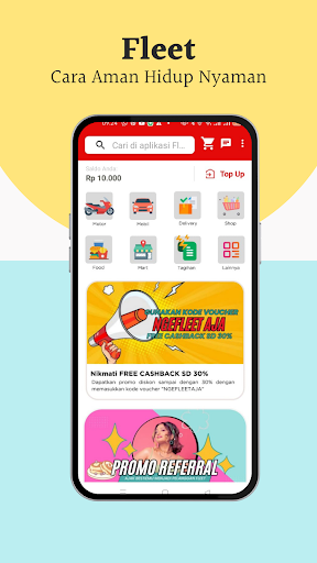 Android application Fleet screenshort