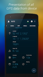 GPS Data+ Captura de pantalla