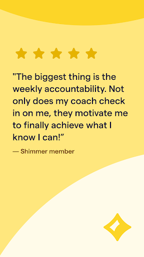 Screenshot of Shimmer: ADHD Coaching