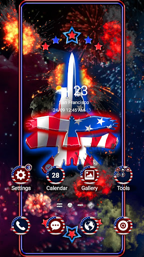 Android application Fight Jet America - Wallpaper screenshort
