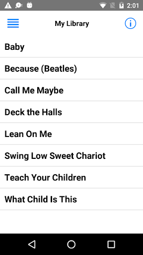 Sing Harmonies Screen 3