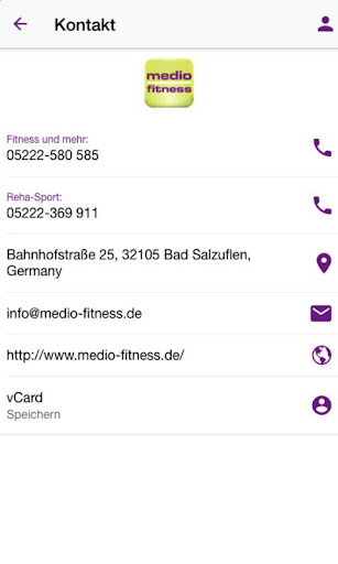 Medio Fitness Screen 2