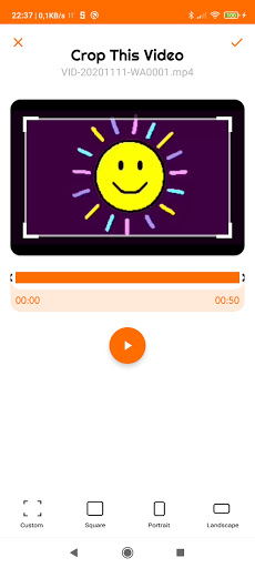 Edit and cut videos - Videking Screen 3
