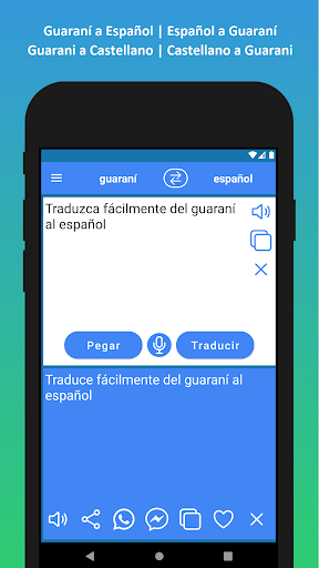 Guarani to Spanish Transltor Screen 2