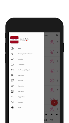 Latvia Radio Stations Screen 2
