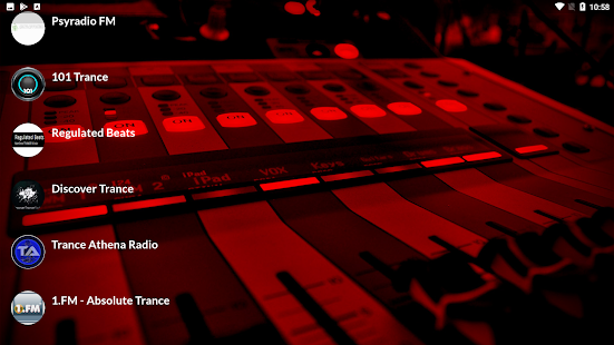 Online Trance Radio Screenshot