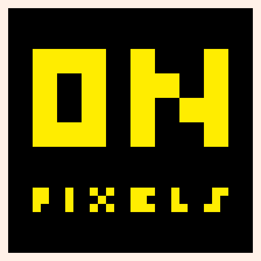 On Pixels: A lights out game logo