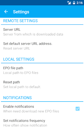 MTK EPO GPS Fixer Screen 2