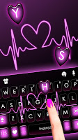 screenshot of Pink RGB Heart Theme