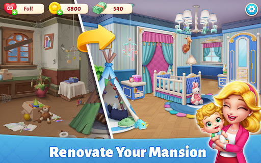 Baby Mansion-home makeover - Puzzle - games