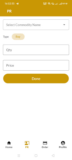 Navade - Commodities Trading Screen 3